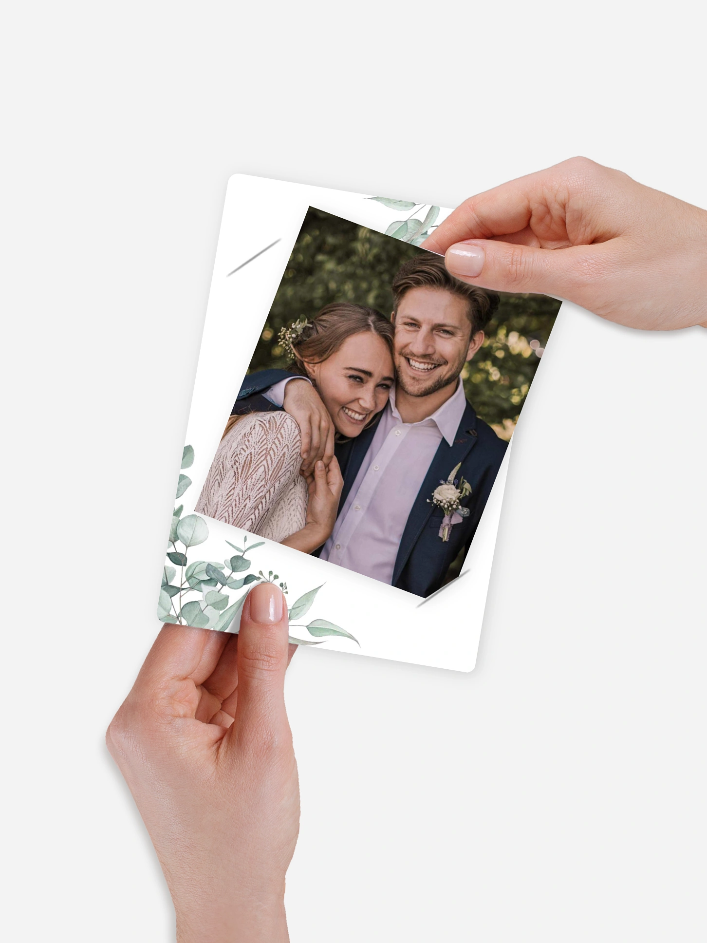 Dankeskarte Hochzeit Soft Greenery