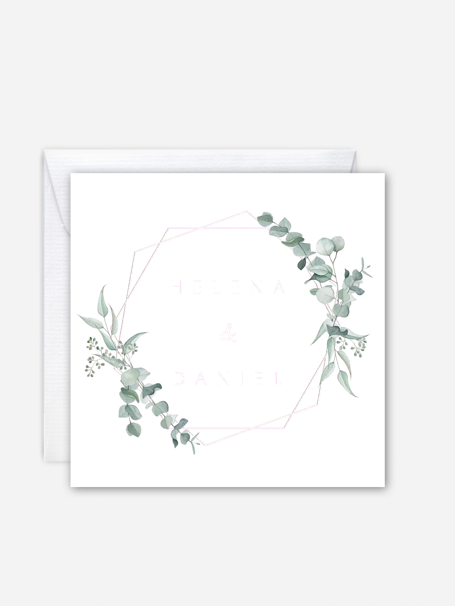 Hochzeitseinladung Soft Greenery