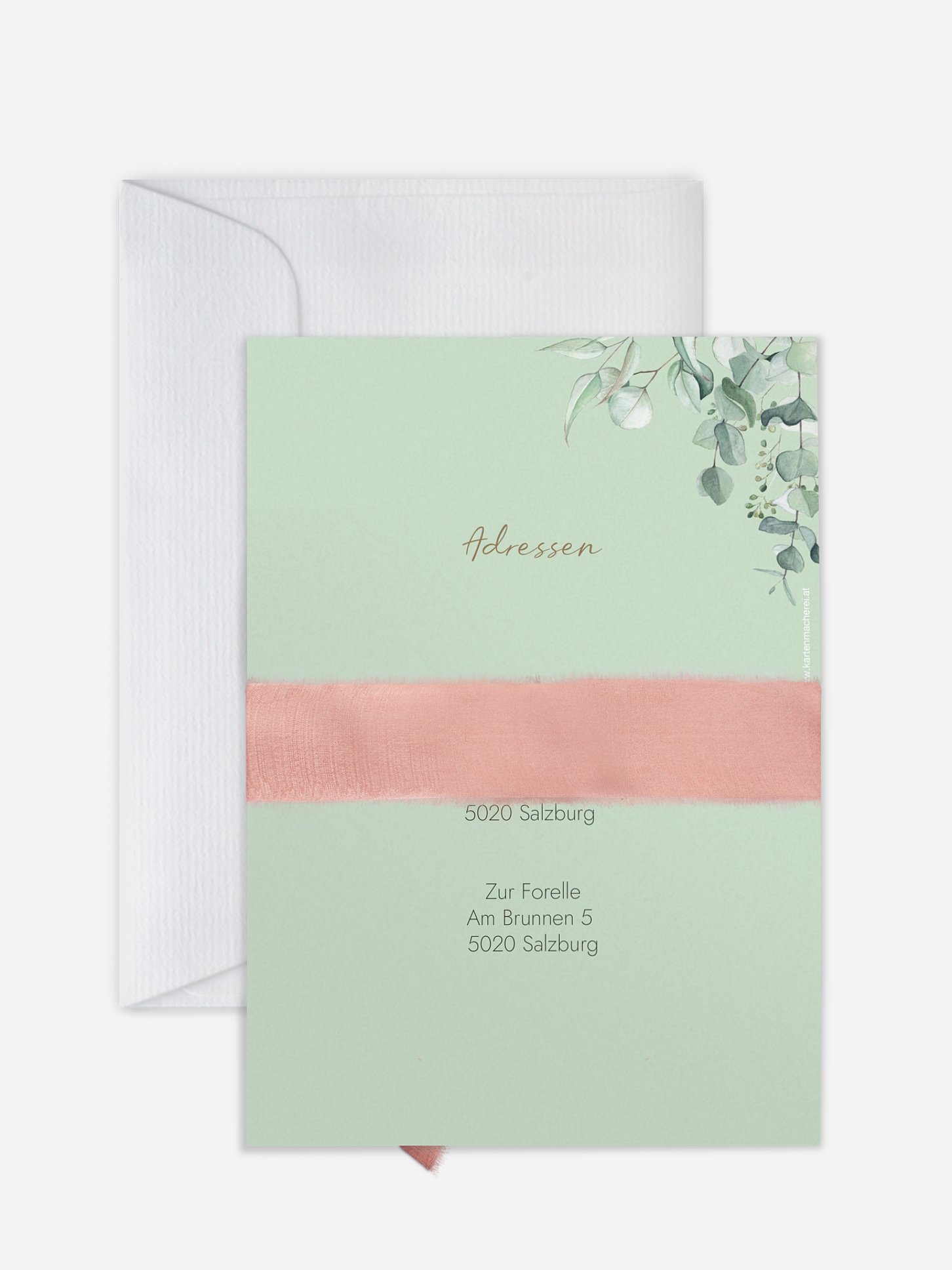 Hochzeitseinladung Soft Greenery