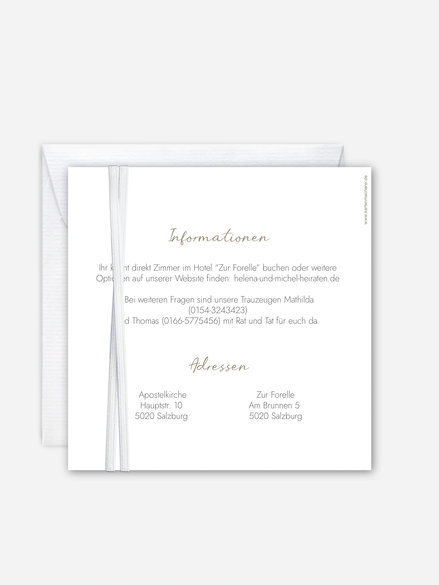 Hochzeitseinladung Soft Greenery