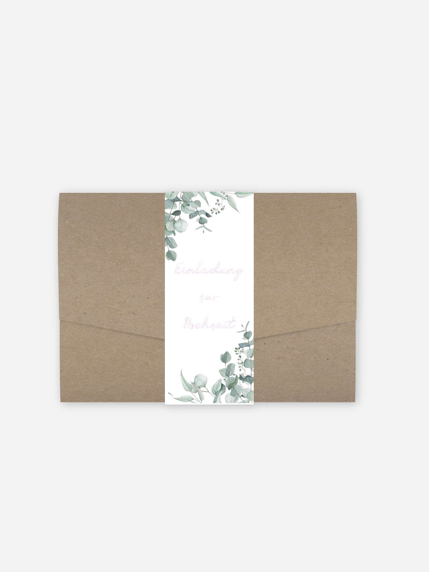 Hochzeitseinladung Soft Greenery