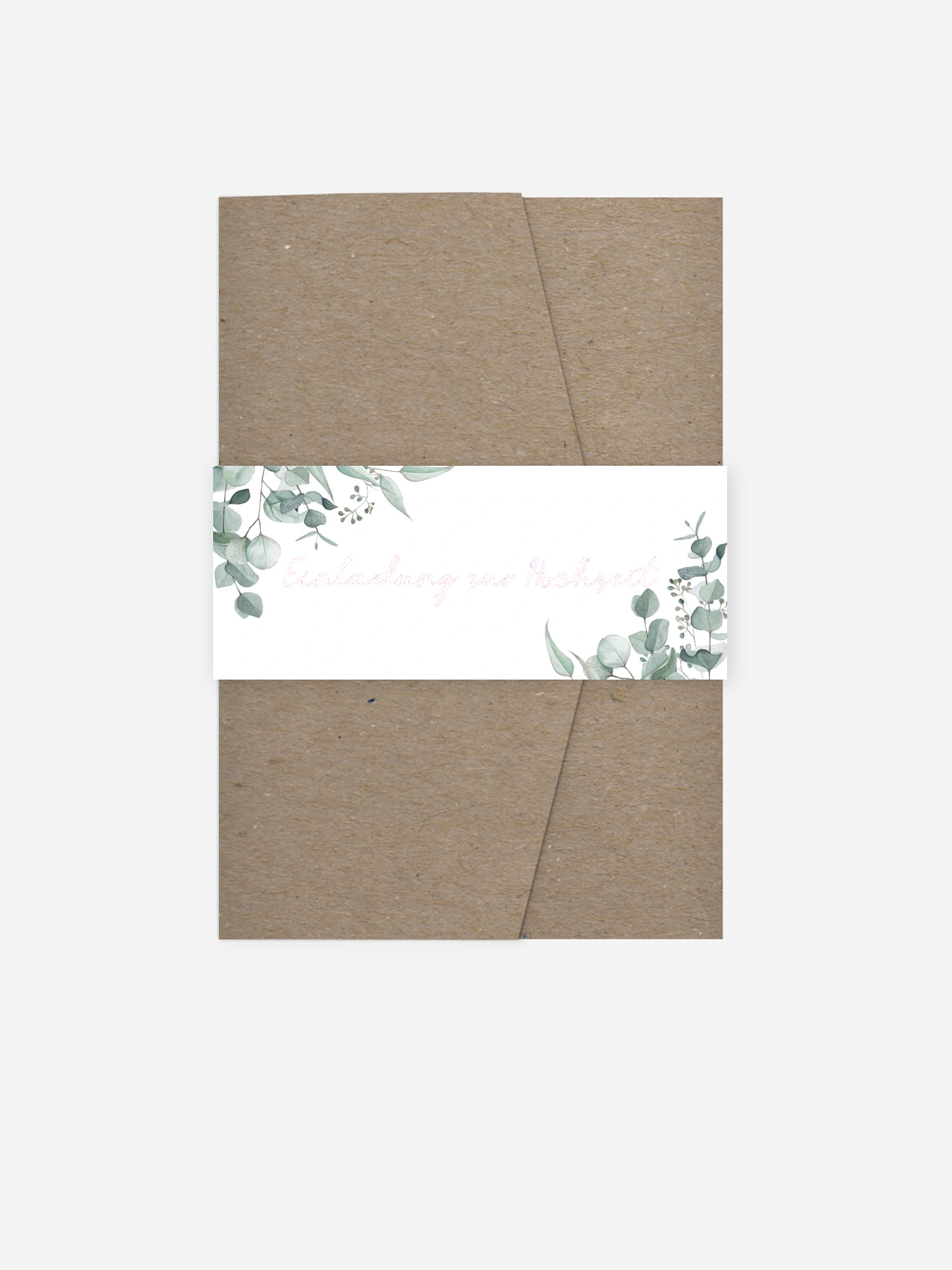 Hochzeitseinladung Soft Greenery