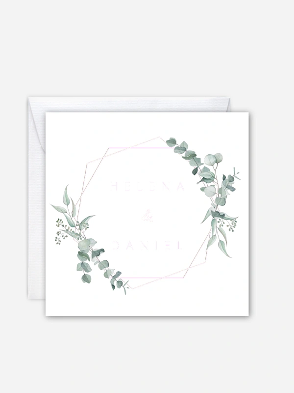 Hochzeitseinladung Soft Greenery