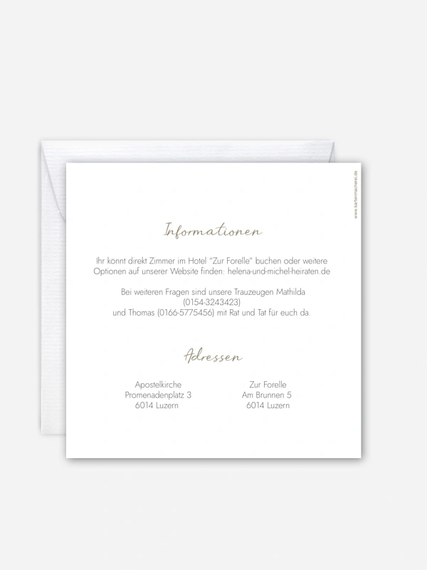 Hochzeitseinladung Soft Greenery