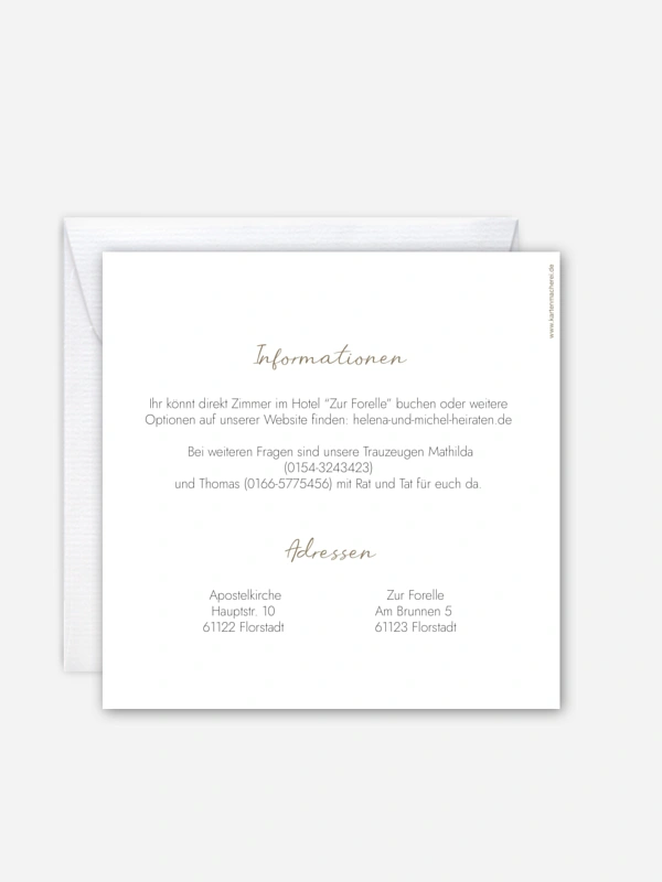 Hochzeitseinladung Soft Greenery