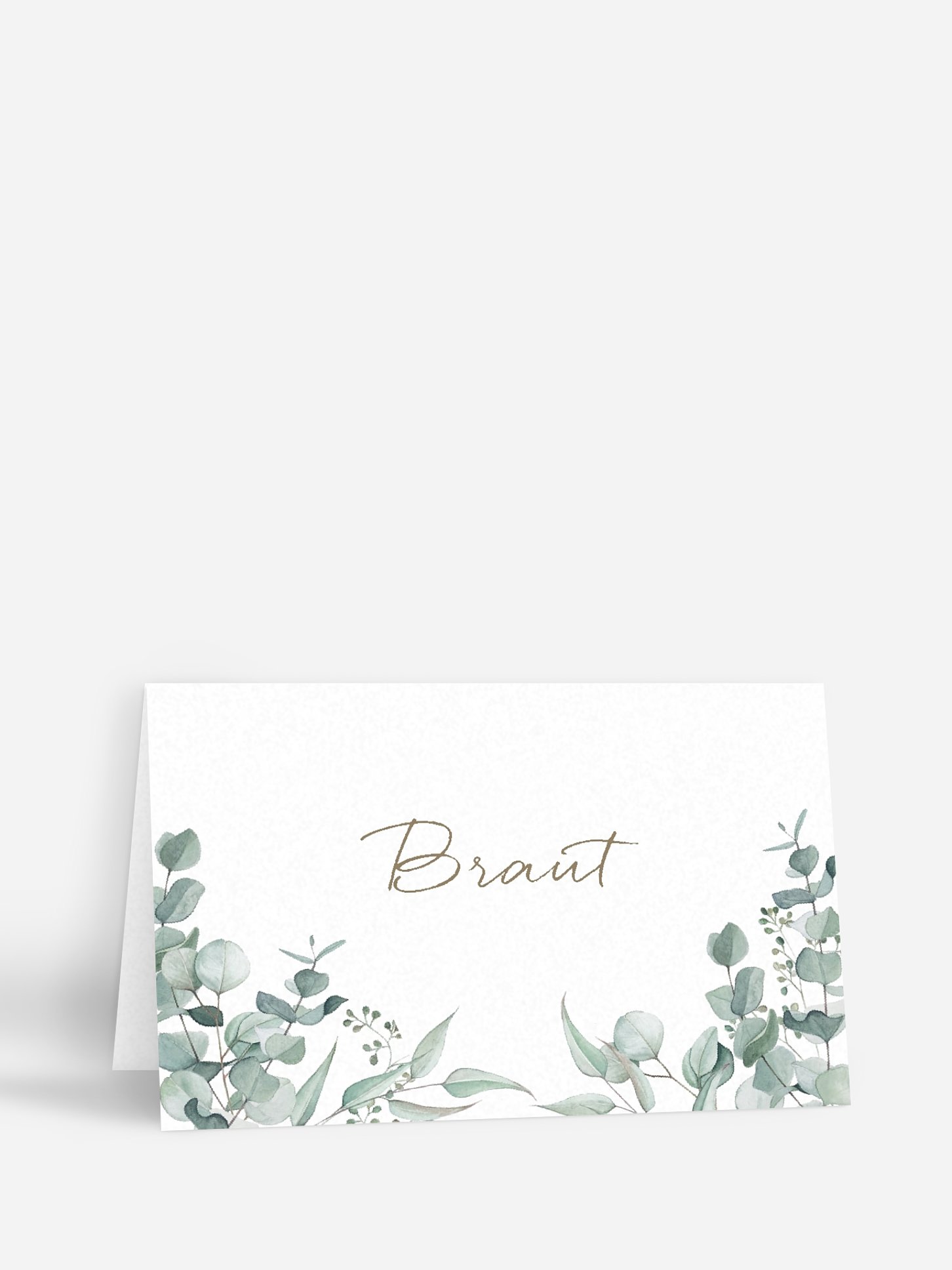 Tischkarte Hochzeit Soft Greenery