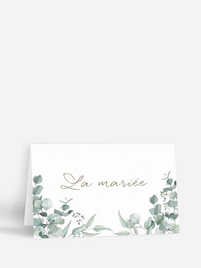 Marque-place mariage Soft Greenery