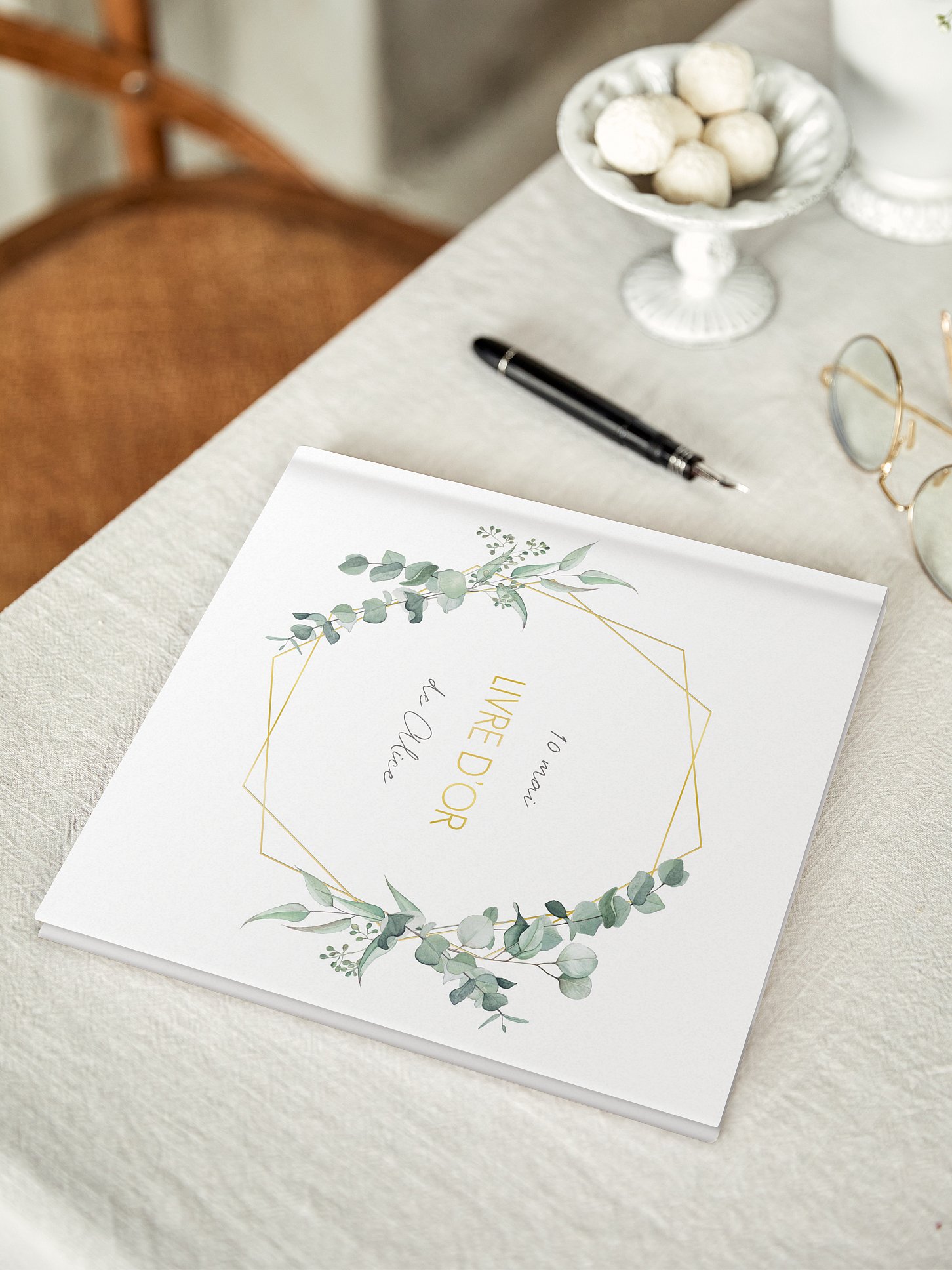 Livre d’or confirmation Soft Greenery