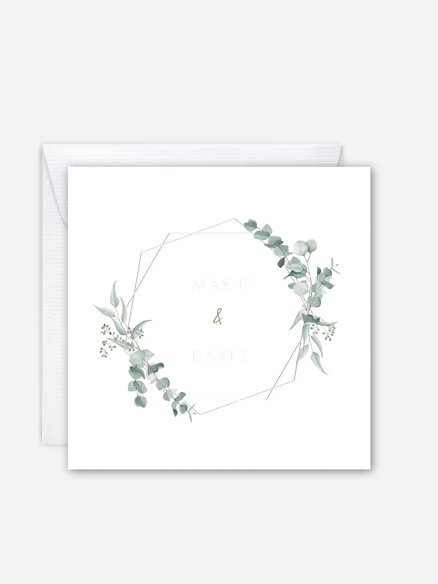 Faire-part de mariage Soft Greenery