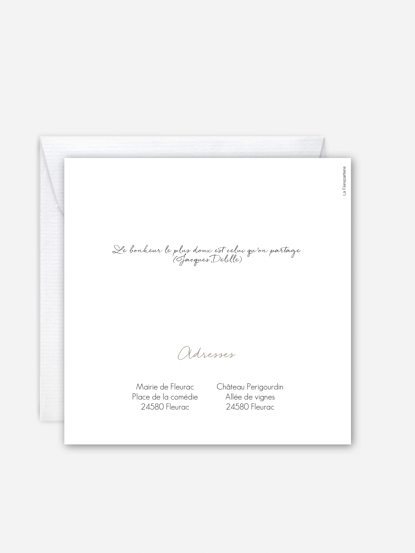 Faire-part de mariage Soft Greenery