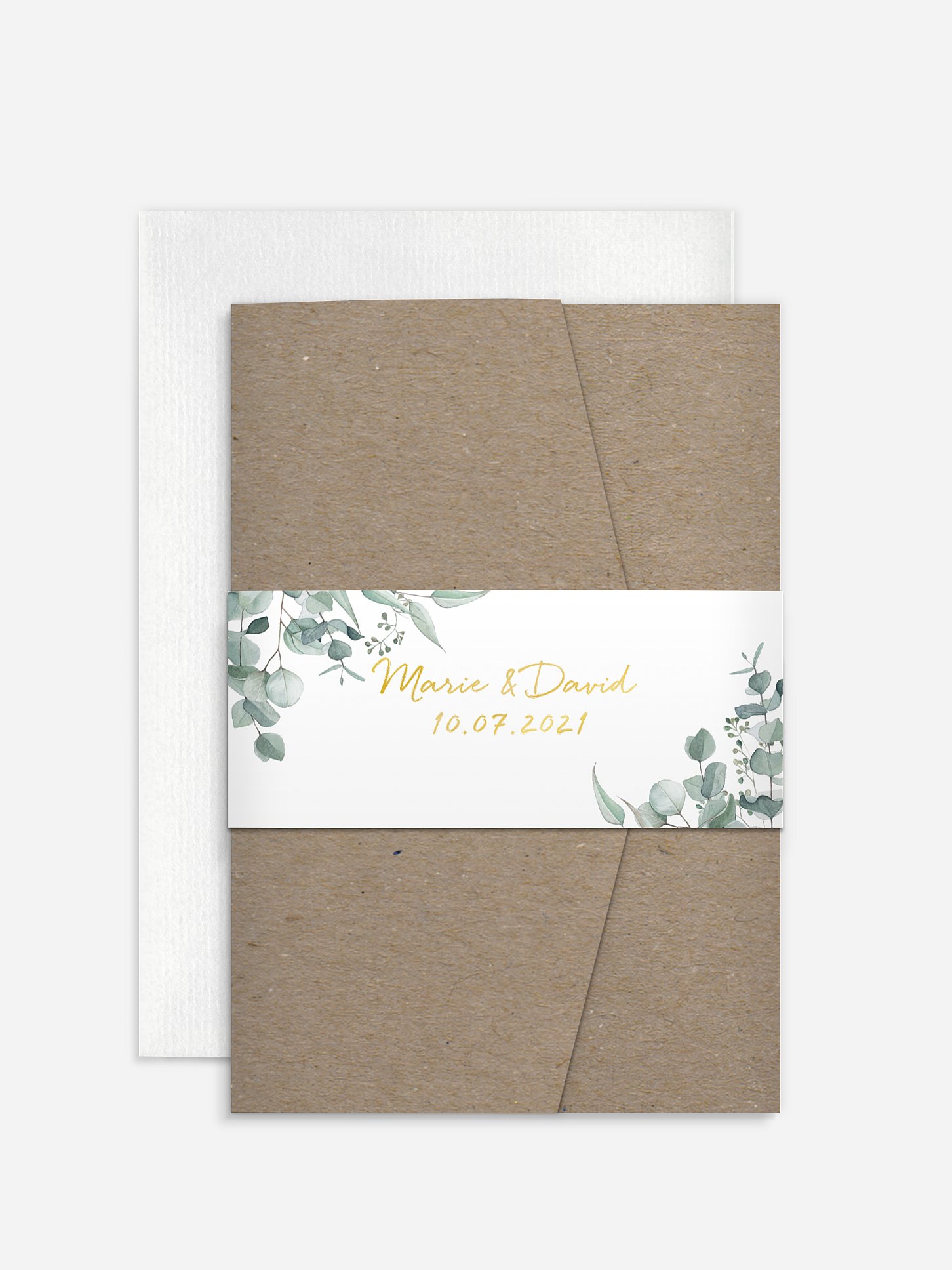Faire-part de mariage Soft Greenery