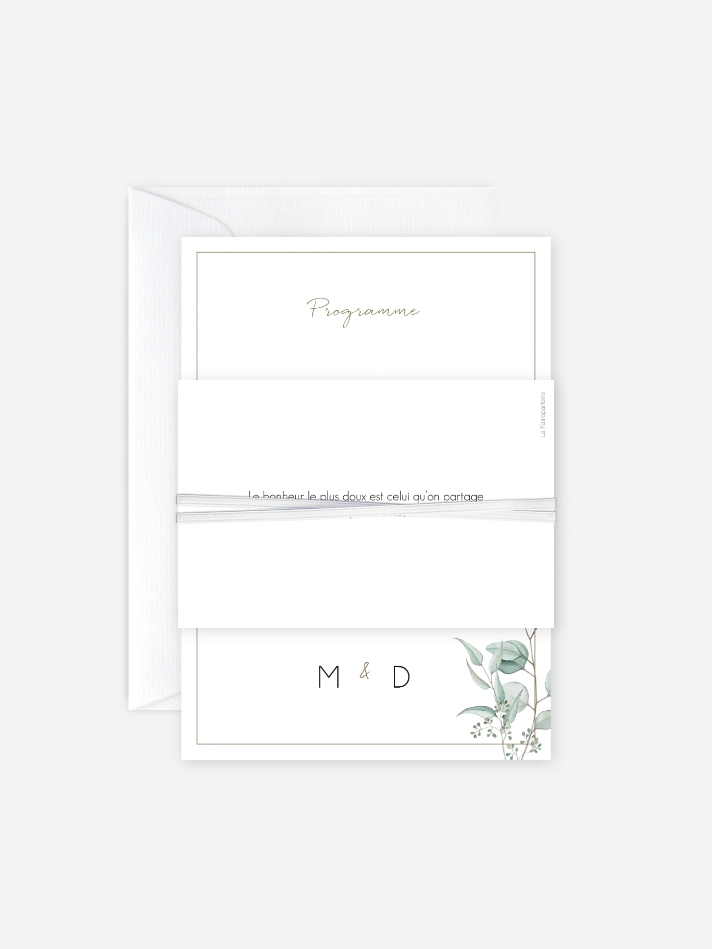 Faire-part de mariage Soft Greenery