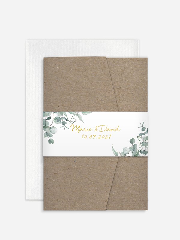 Faire-part de mariage Soft Greenery