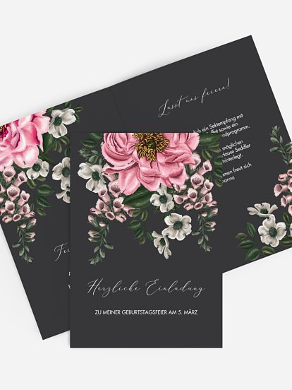 Einladung 50. Geburtstag Opulenz