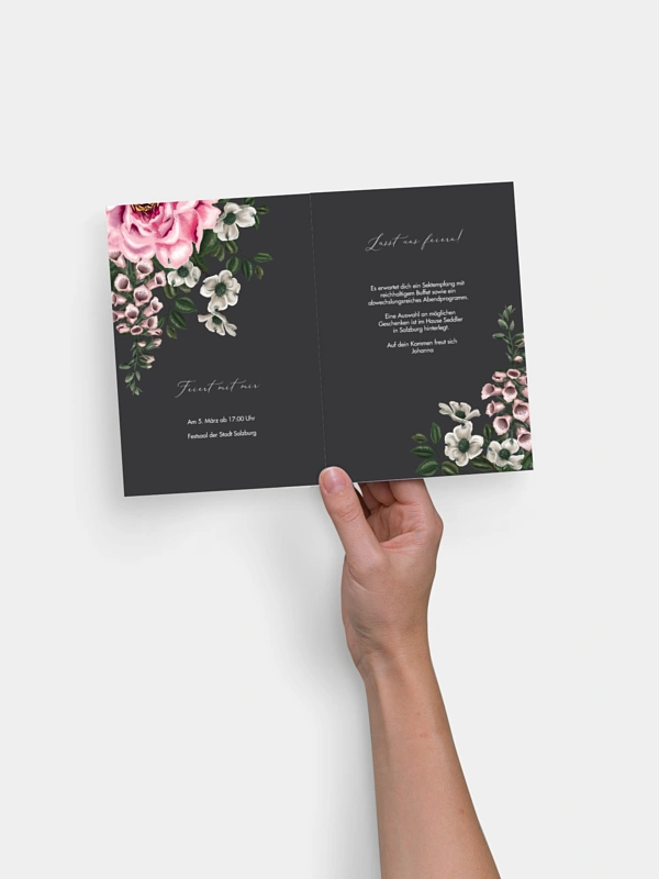 Einladung 70. Geburtstag Opulenz