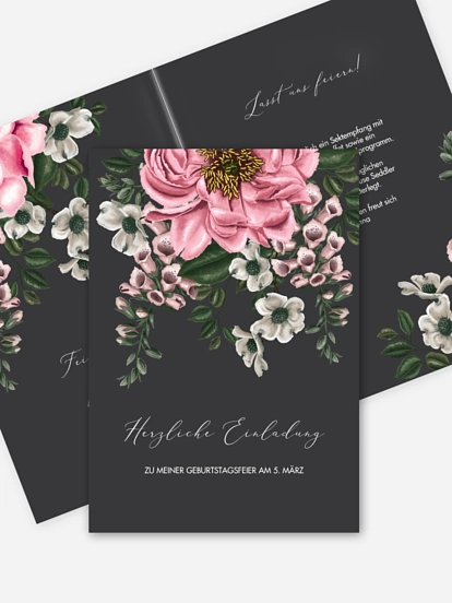 Einladung 80. Geburtstag Opulenz