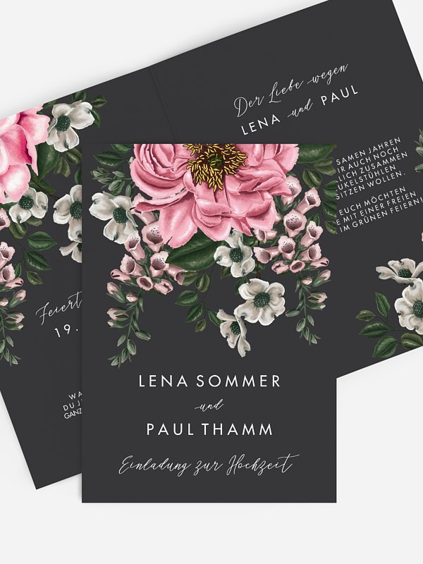 Hochzeitseinladung Opulenz