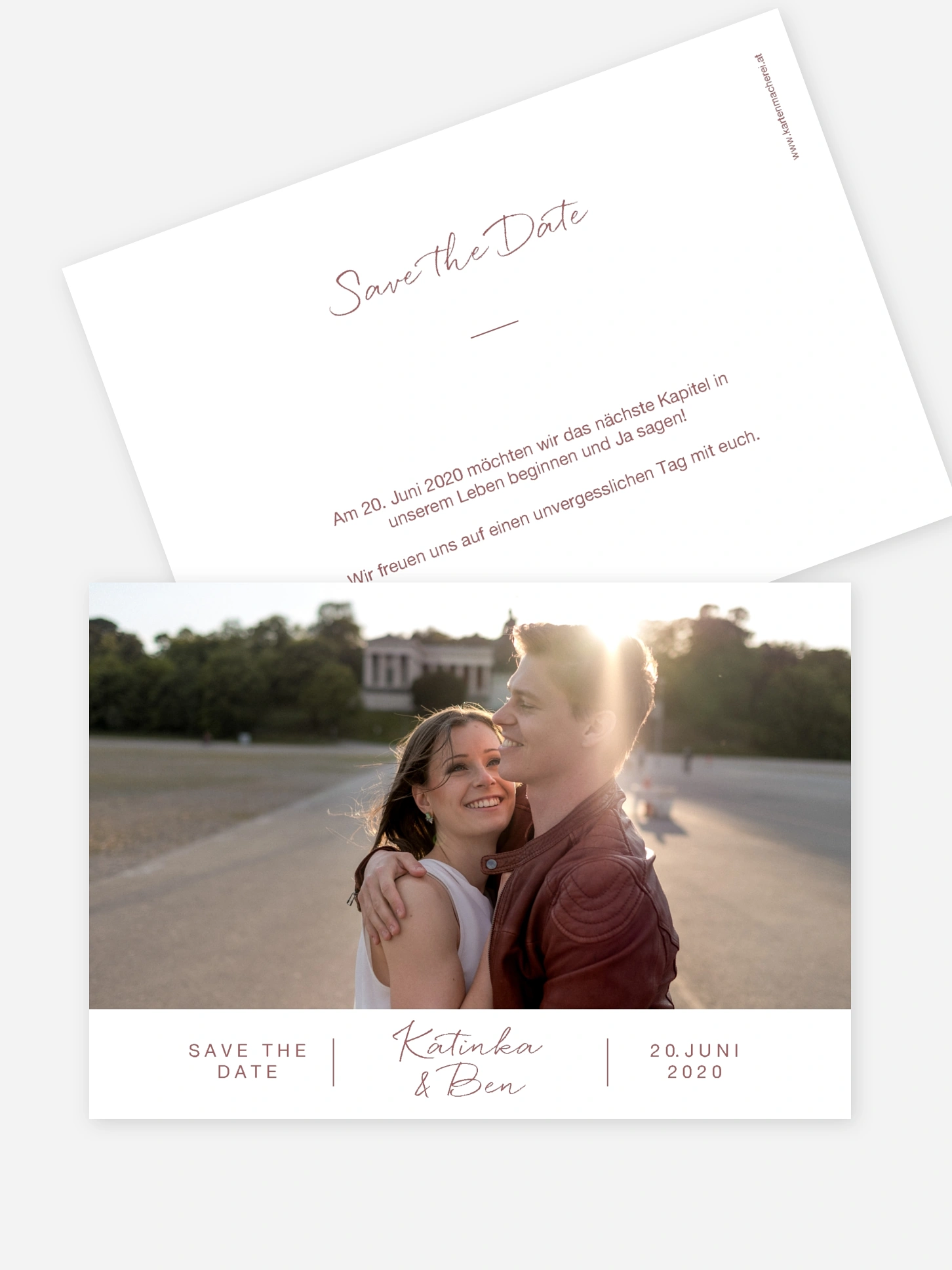 Save-the-Date Karte Serendipity