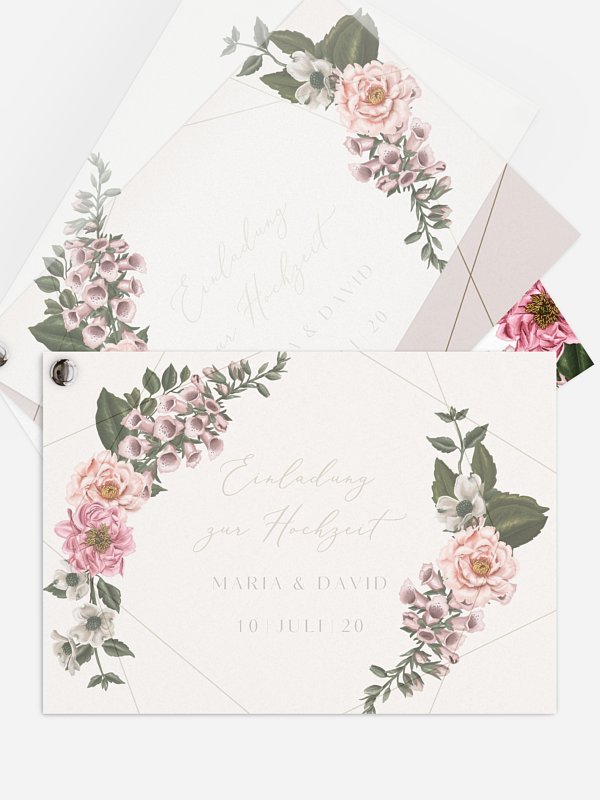 Hochzeitseinladung In Bloom