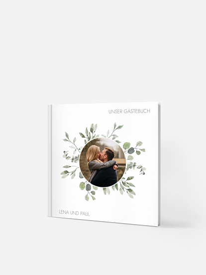 Gästebuch Eucalyptus Leaves