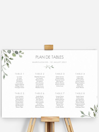 Carte blanche vierge et enveloppe avec feuilles d'eucalyptus. Invitation  vierge . image libre de droit par InkDropCreative © #333770528