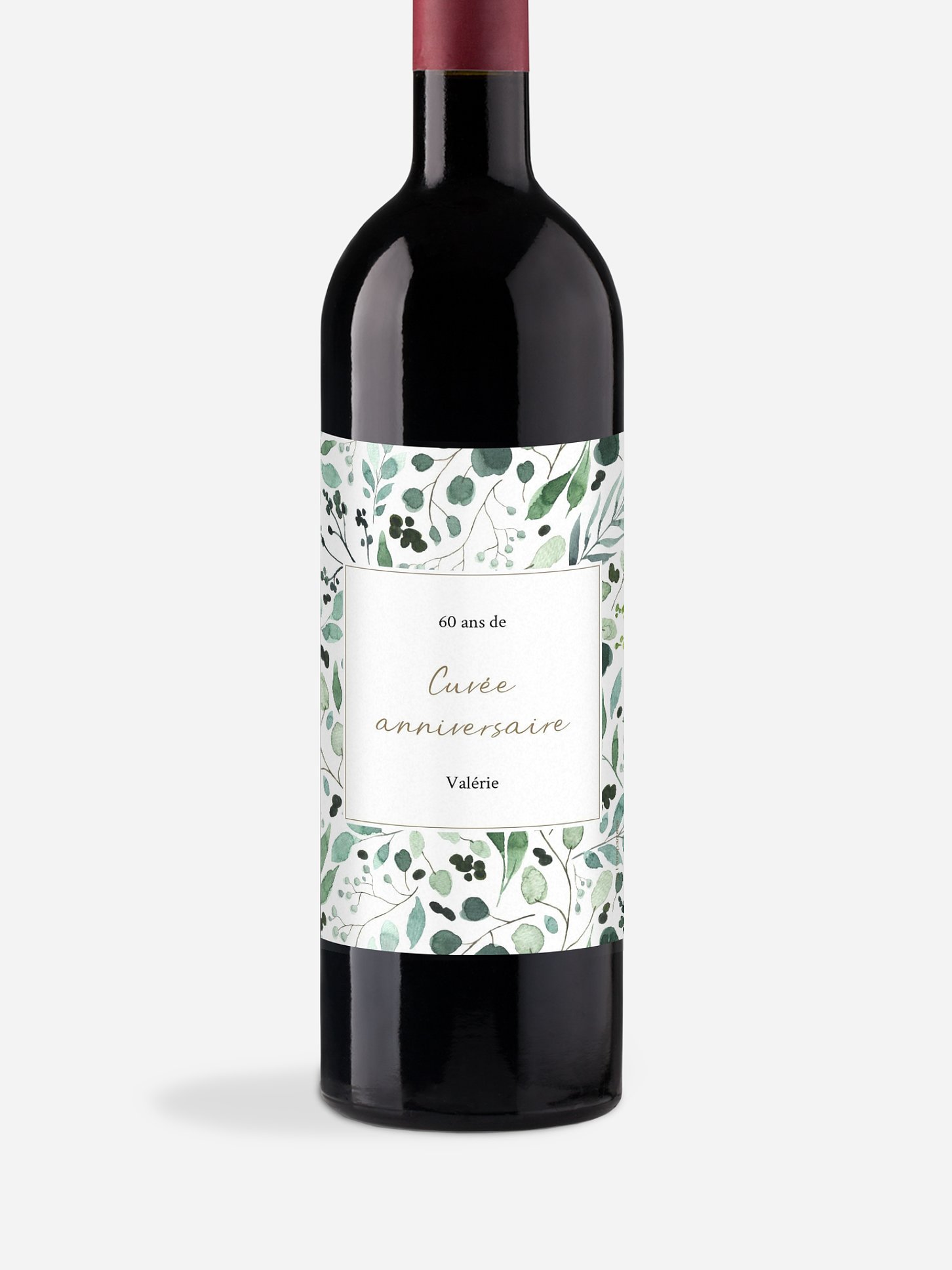 Étiquette pour bouteille All The Greenery