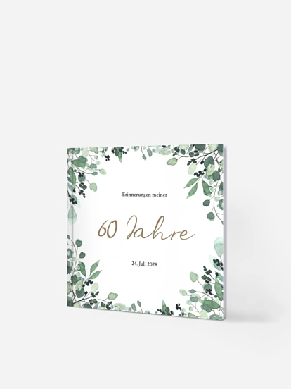 Gästebuch Geburtstag All The Greenery