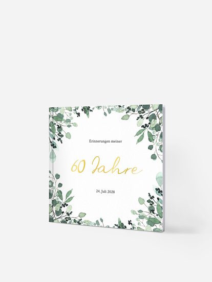 Gästebuch Geburtstag All The Greenery