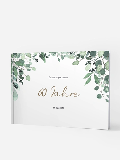 Gästebuch Geburtstag All The Greenery