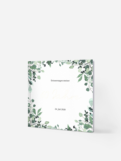 Gästebuch Geburtstag All The Greenery