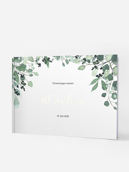 Gästebuch Geburtstag All The Greenery