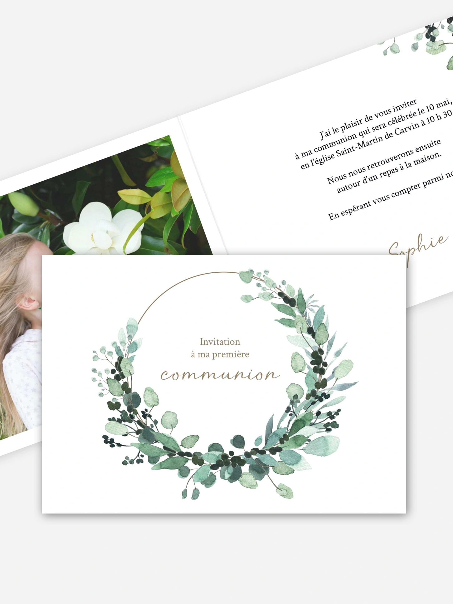 Invitation communion All The Greenery