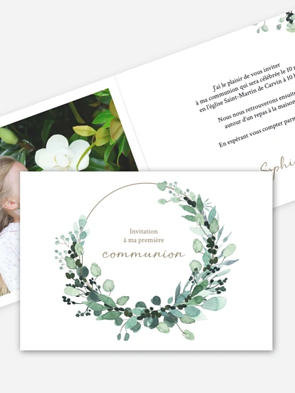 Invitation communion All The Greenery