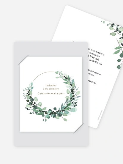 Invitation communion All The Greenery