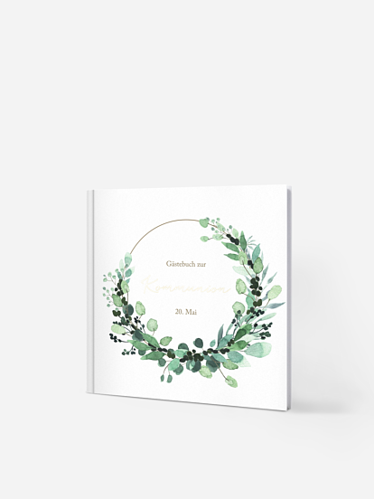 Gästebuch zur Kommunion All The Greenery