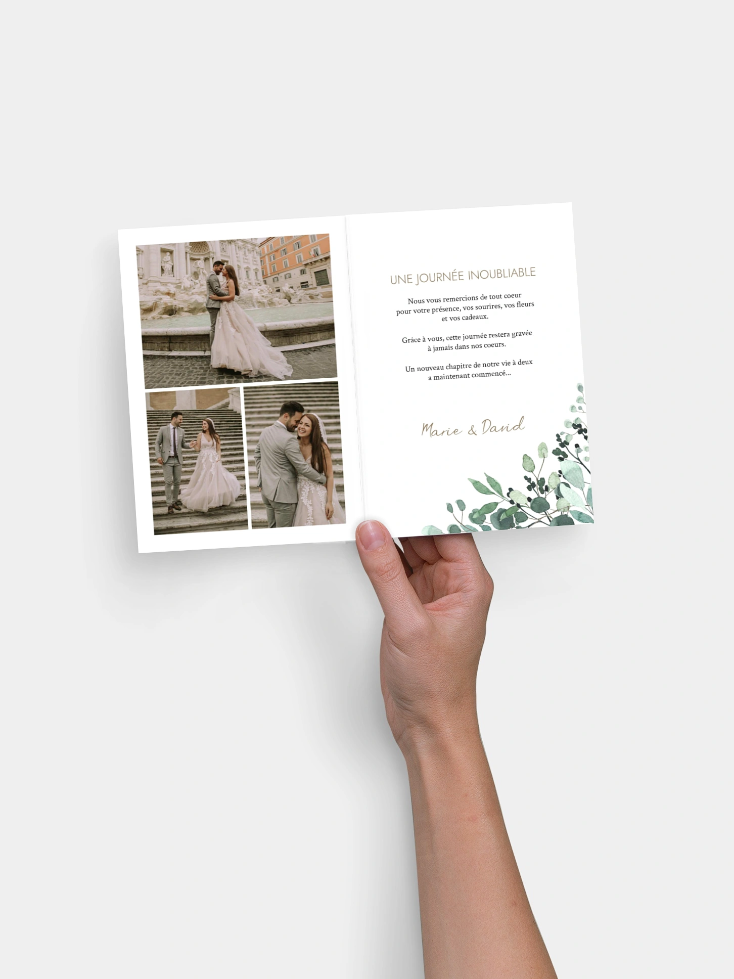 Carte de remerciements All The Greenery