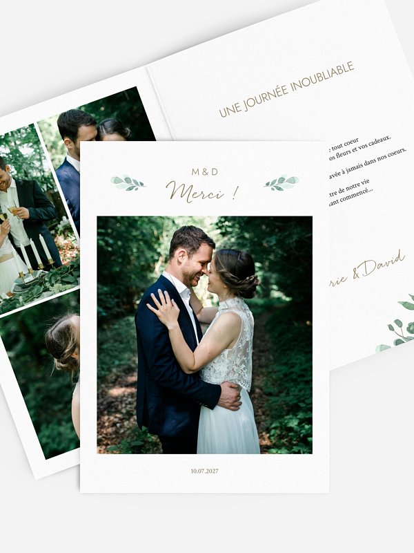 Carte de remerciements All The Greenery