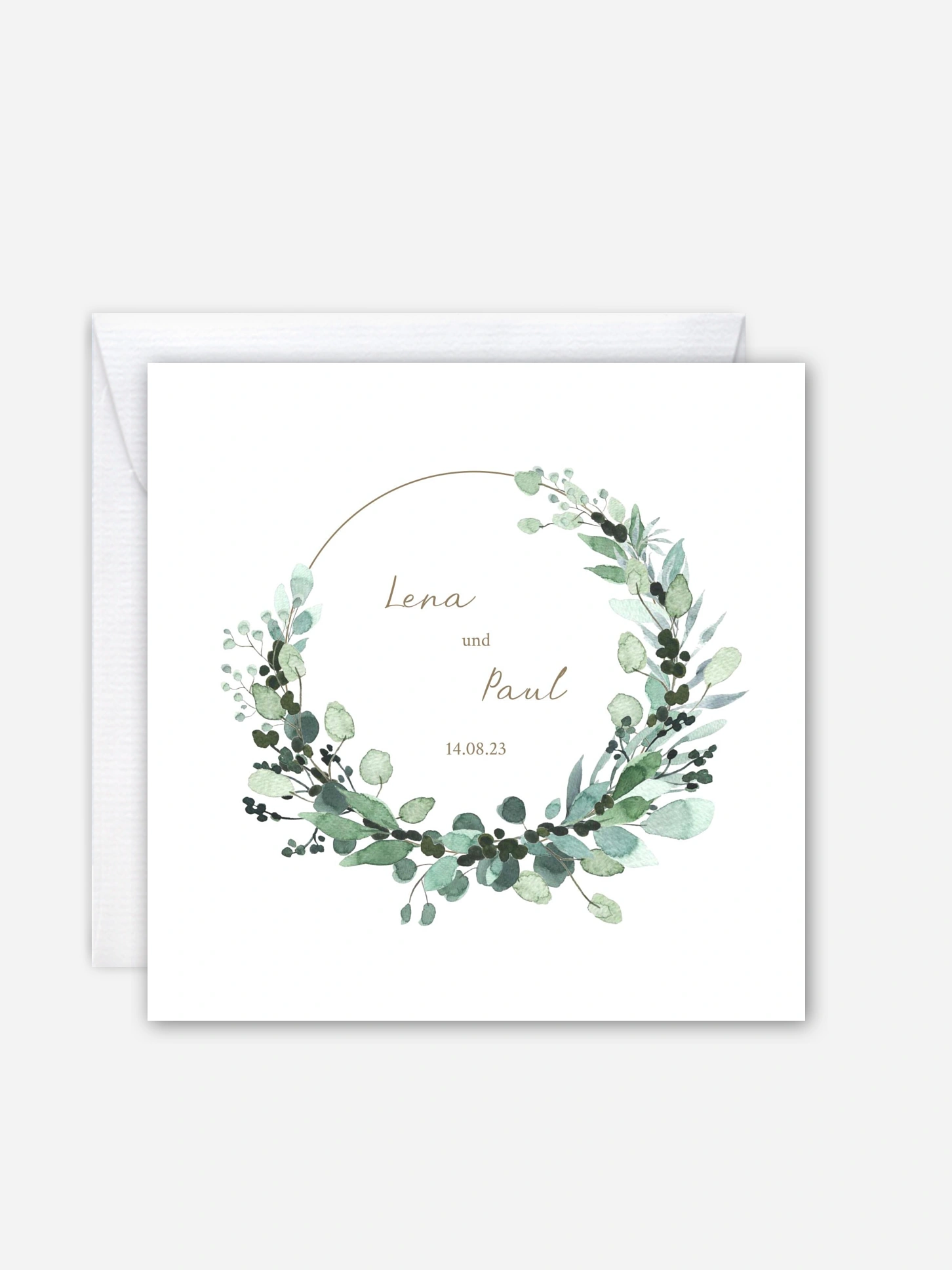 Hochzeitseinladung All The Greenery