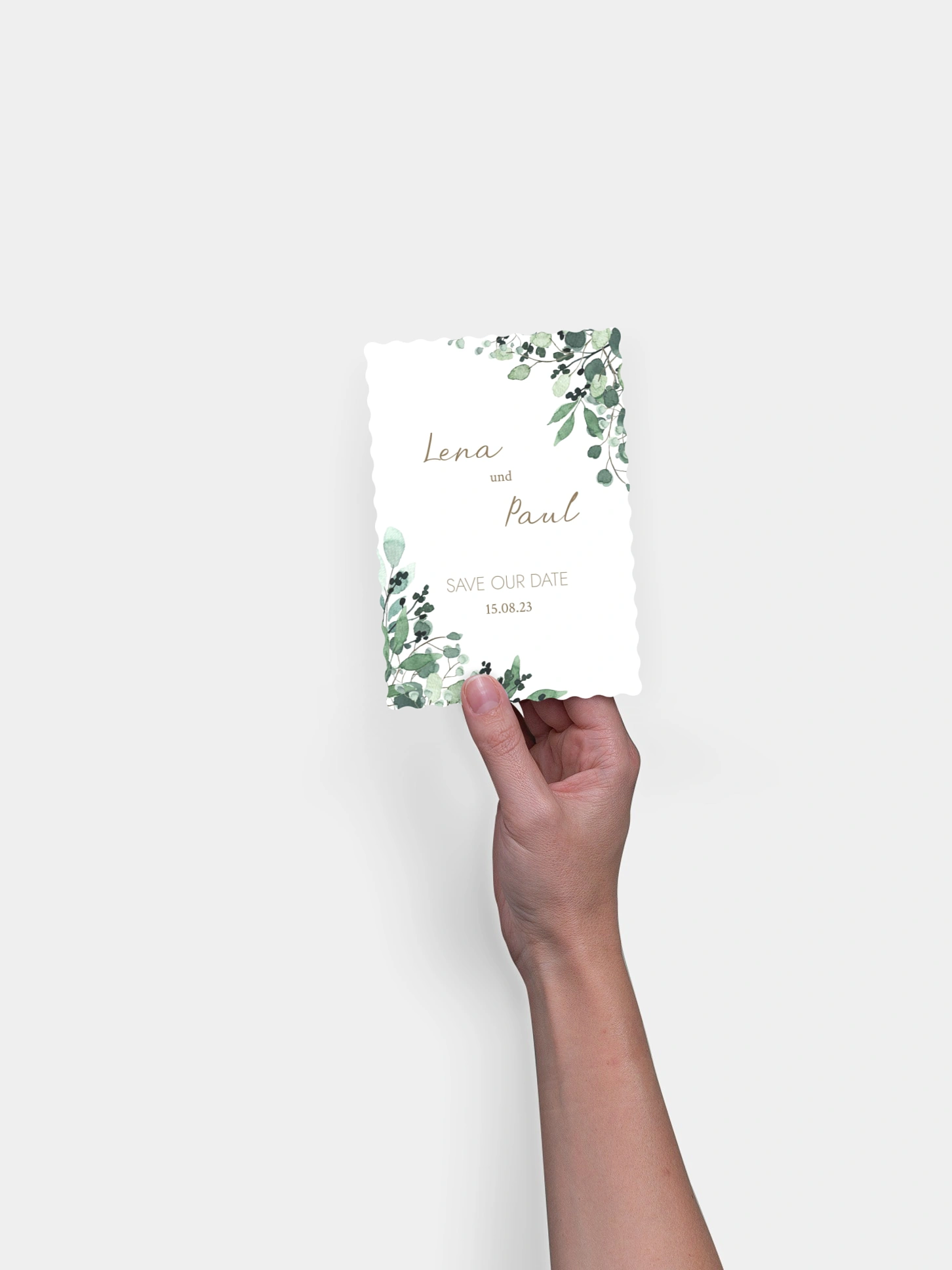 Save-the-Date Karte All The Greenery