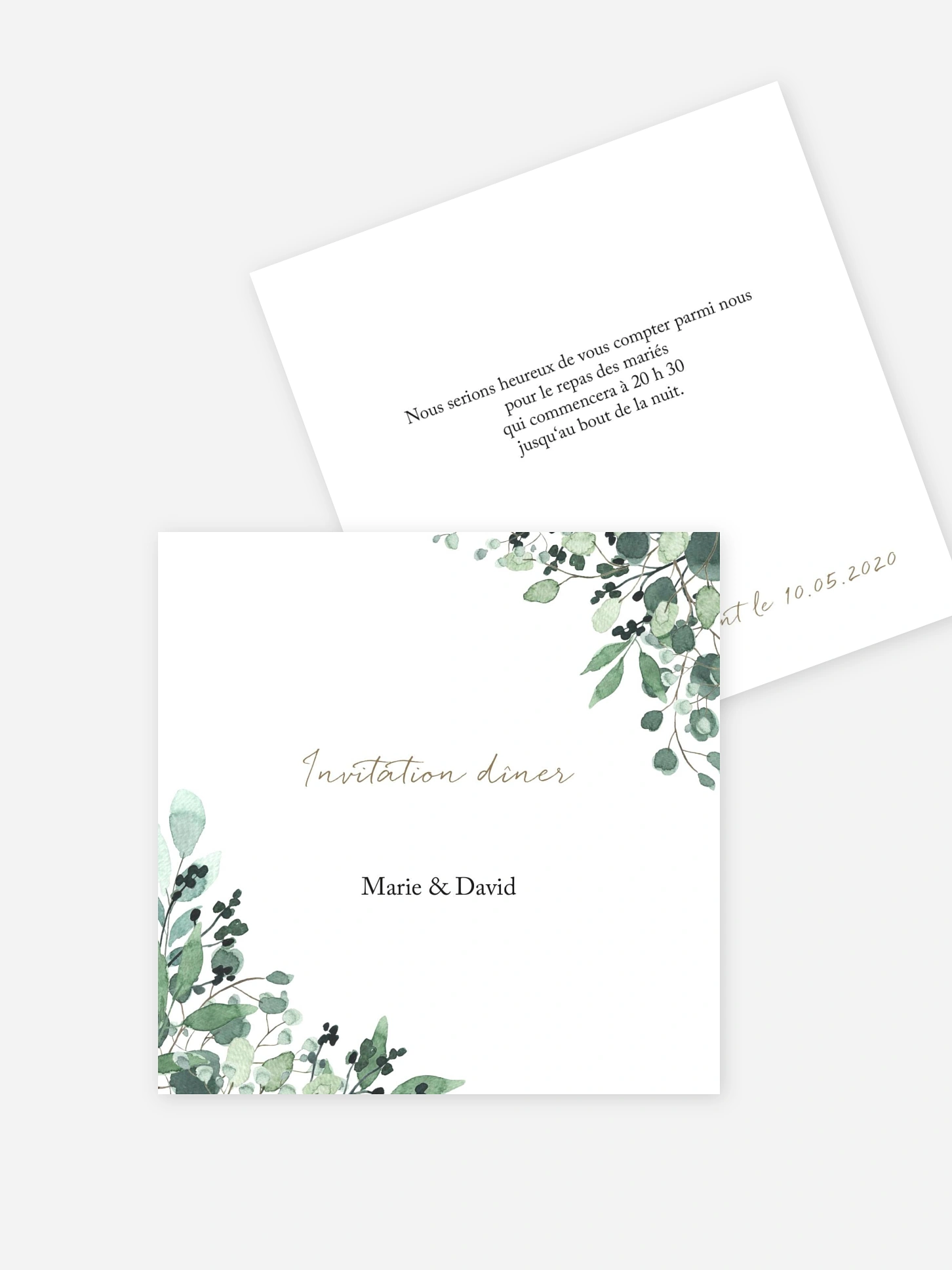 Carton d'invitation All The Greenery