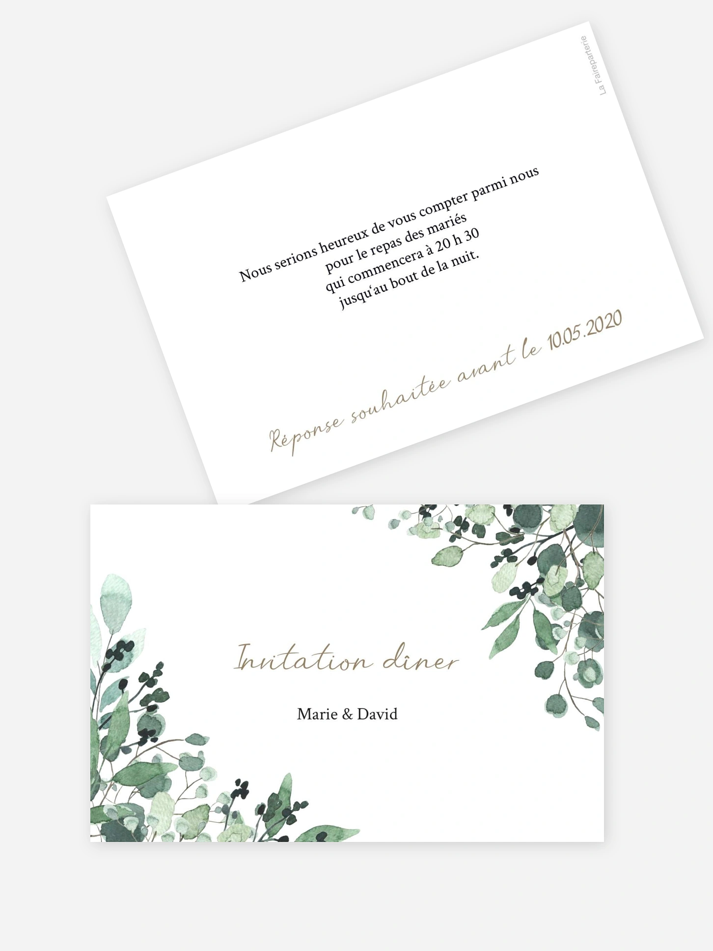 Carton d'invitation All The Greenery