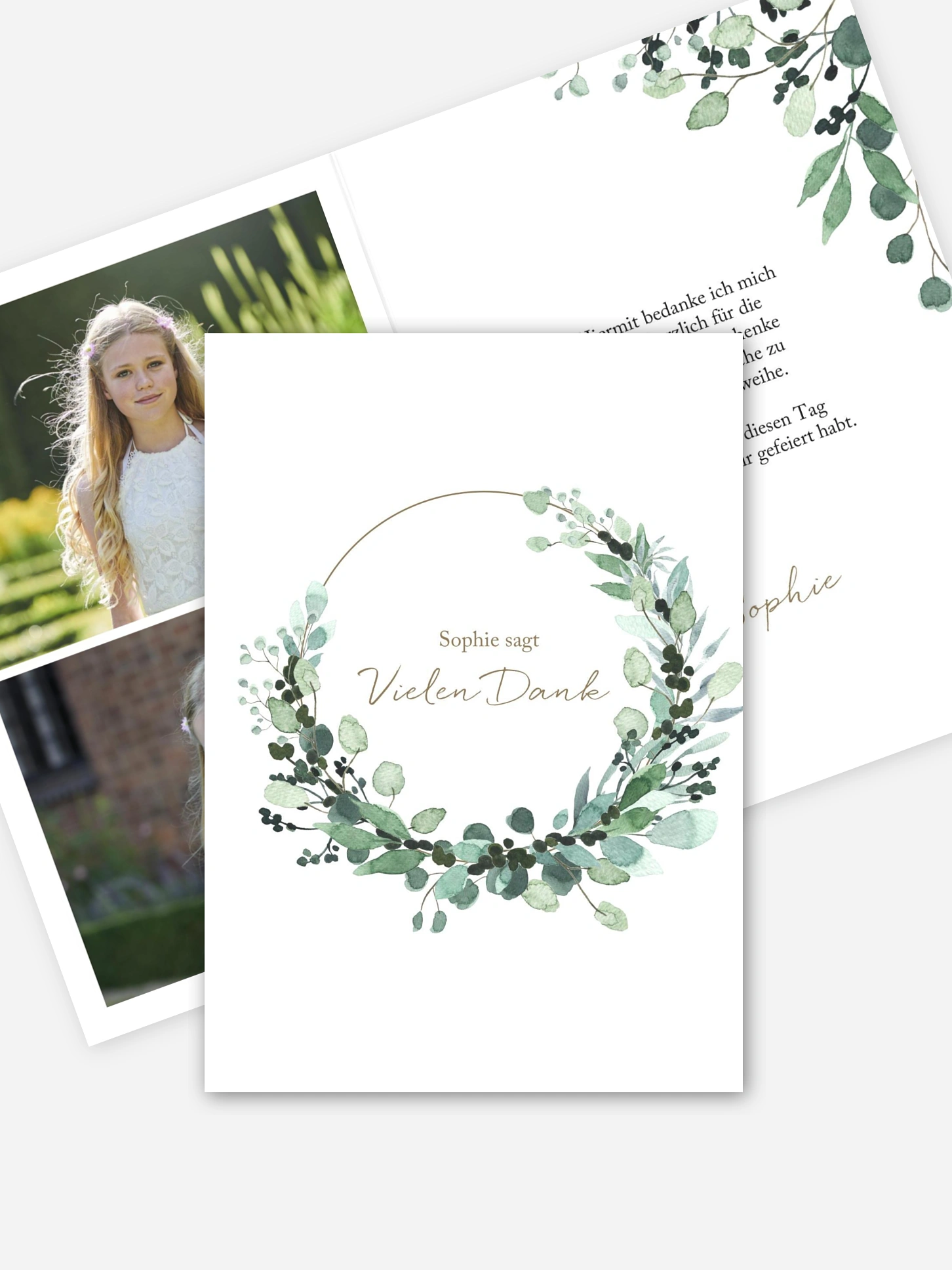 Danksagung Jugendweihe All The Greenery