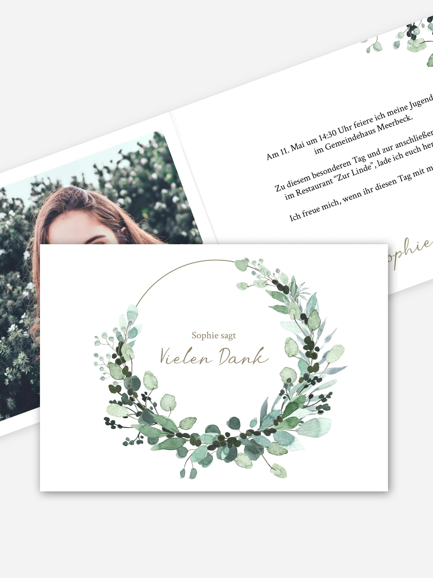Einladung Jugendweihe All The Greenery