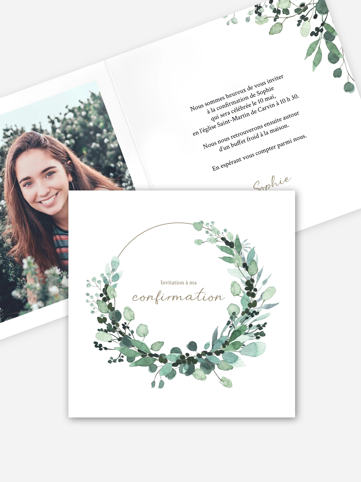 Invitation Confirmation All The Greenery