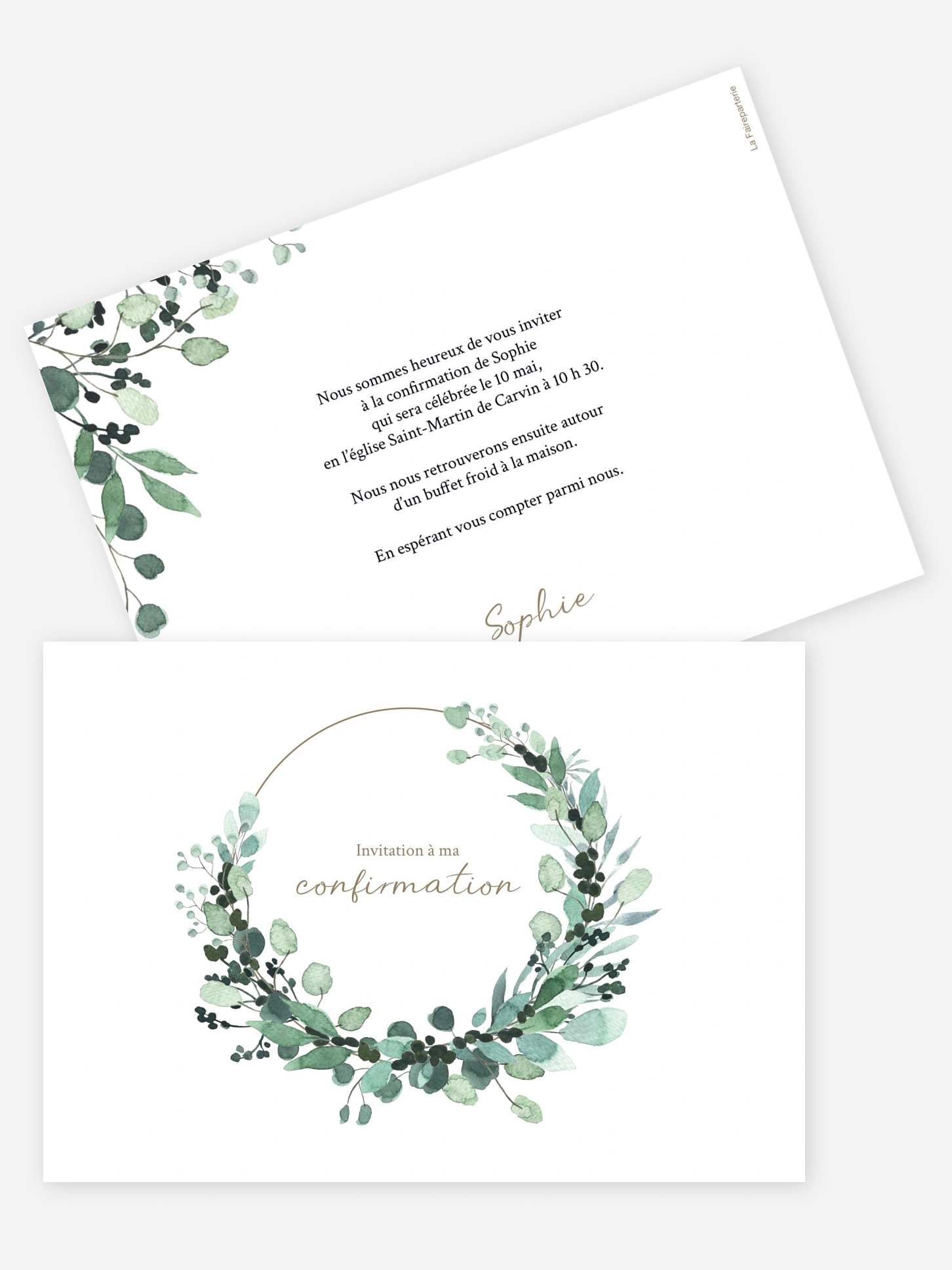Invitation Confirmation All The Greenery