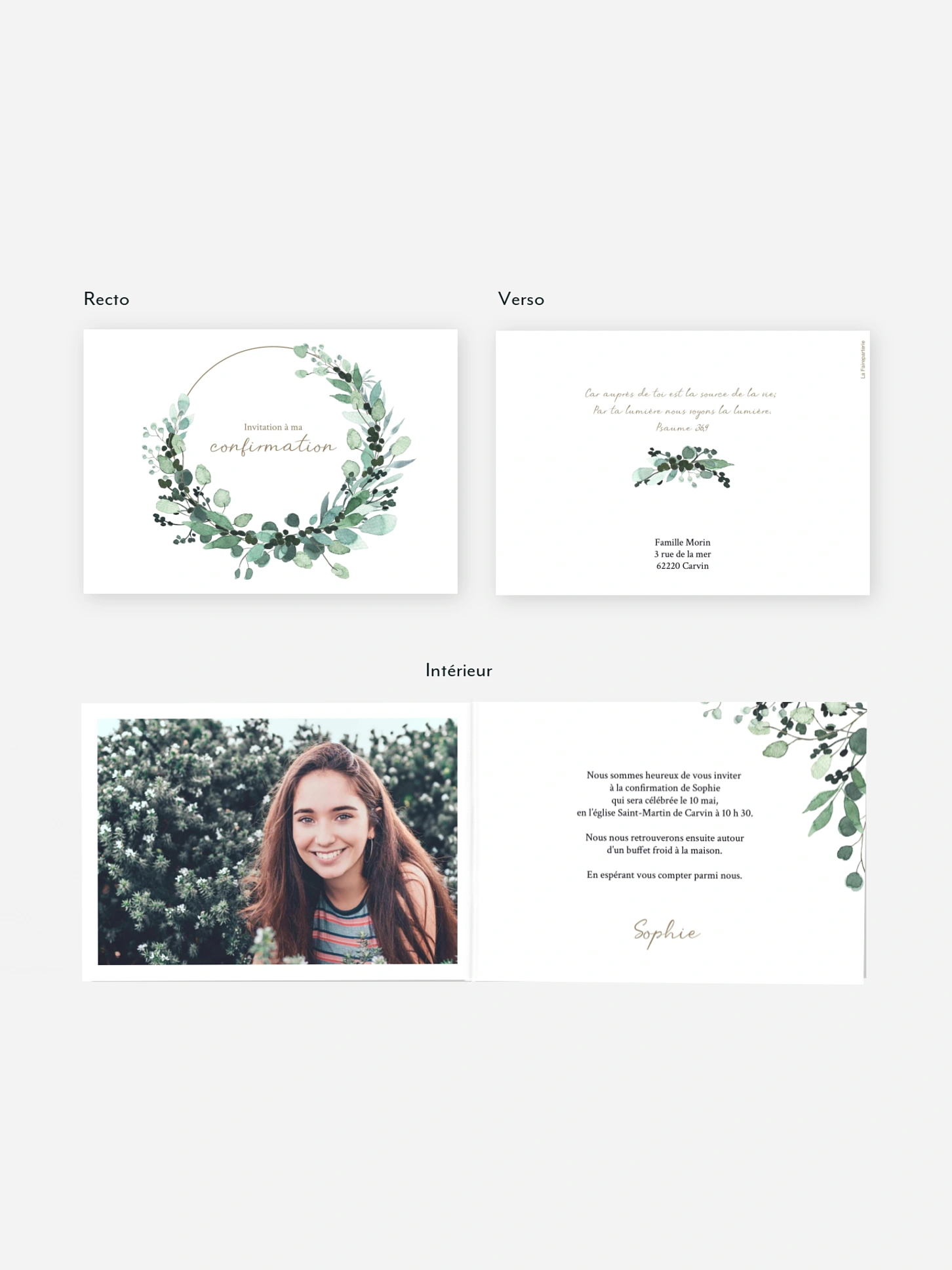 Invitation Confirmation All The Greenery