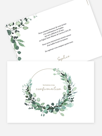 Invitation Confirmation All The Greenery