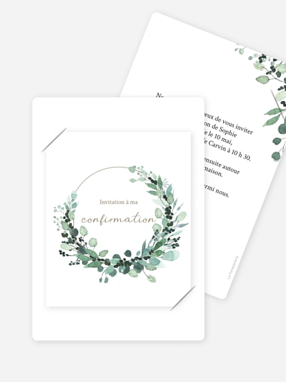 Invitation Confirmation All The Greenery
