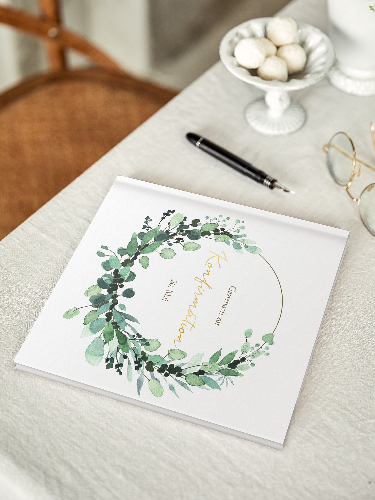Gästebuch zur Konfirmation All The Greenery