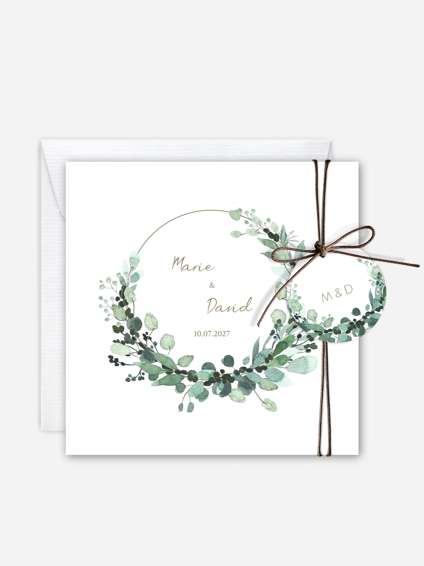 Faire-part de mariage All The Greenery